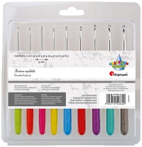 Zestaw szydełek op. 9szt., Craft Fun