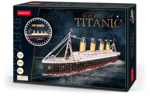 Puzzle 3D Led Titanic - L521H, Cubic Fun