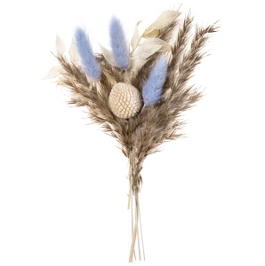 Bukiet mini suszonych kwiatów, ok. 20cm "Savannah blue", Dp Craft