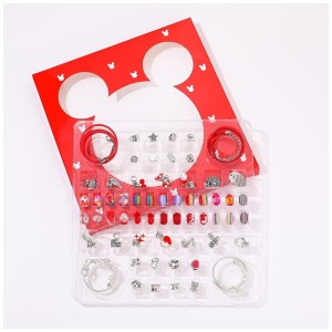 Zestaw biżuteryjny ZWB-7291 w pudełku, zawiera 60 elementów, Aliga