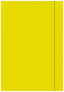 Teczka z gumką żółta A4+ 10 sztuk OZB, Interdruk