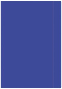 Teczka z gumką granatowa A4+ 10 sztuk OZB, Interdruk
