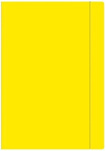 Teczka z gumką żółta Fluo A4+ 10 sztuk OZB, Interdruk