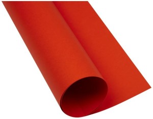 Karton kolorowy brystol A3 czerwony 160g 25 arkuszy OZB, Oxford