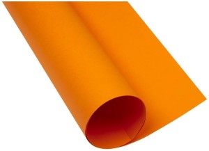 Karton kolorowy brystol A3 pomarańczowy 160g 25 arkuszy OZB, Oxford