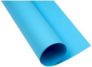 Karton kolorowy brystol A3 niebieski 160g 25 arkuszy OZB, Oxford