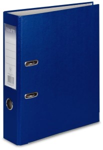 Segregator A4-75mm dźwig. z listwą Biznes granatowy, VauPe