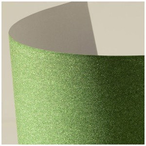 Arkusz samoprzylepny brokatowy Zielony A4 op. 10szt 150g/m2, Galeria Papieru