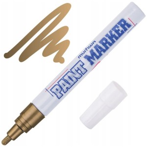 Marker olejowy 4 mm złoty, MunHwa
