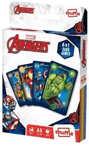 Gra karciana Shuffle Avengers 4w1, Cartamundi