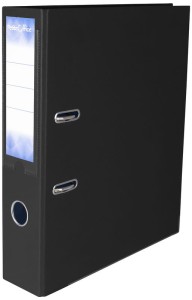 Segregator A4 75mm mech. dźwig. czarny, Petite Office