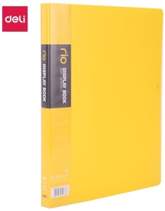 Album ofertowy A4 30 koszulek Rio żółty, Deli