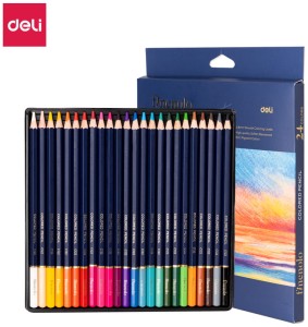 Kredki ołówkowe 24-kol. Finenolo kartonowe opakowanie, Deli