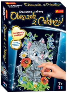 Cekinowy obrazek Kotek, Ranok-Creative