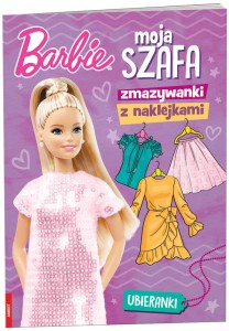 Książka Barbie. Moja szafa. Zmazywanki z naklejkami 490727, Ameet
