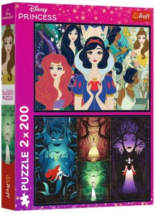 Puzzle 2x200-el. Czarujące księżniczki 13317, Trefl