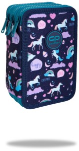 Piórnik potrójny z wyposażeniem Jumper 3 Happy Unicorn CoolPack