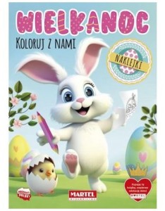 Książka Wielkanoc. Koloruj z nami, Martel