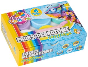 Farby plakatowe 20 ml 6-kol. pastelowe, Otocki