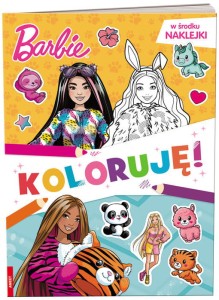 Książka Mattel Barbie. Koloruję!, Ameet