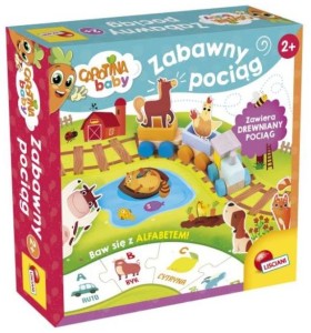 Gra Carotina baby Zabawny pociąg, Lisciani