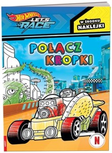 Książka Hot wheels. Let"s race. Połącz kropki, Ameet