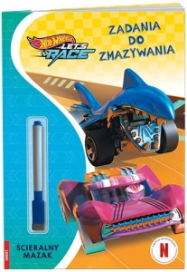 Książka Hot wheels. Let"s race. Zadania do zmazywania, Ameet