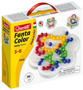 Mozaika 60-el. Fantacolor Daisy Basic Myszka, Quercetti