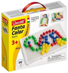 Mozaika 60-el. Fantacolor Basic Żółwik, Quercetti