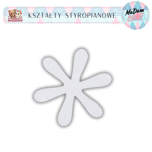 Baza Kwiatek 10 cm styropian wzór 6, MaDam Creative