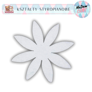 Baza Kwiatek 10 cm styropian wzór 20, MaDam Creative