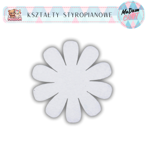 Baza Kwiatek 10 cm styropian wzór 24, MaDam Creative