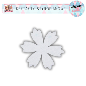 Baza Kwiatek 10 cm styropian wzór 26, MaDam Creative