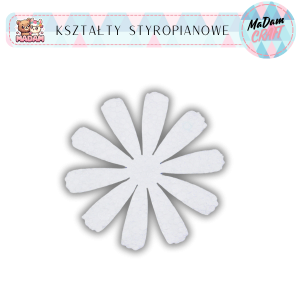 Baza Kwiatek 10 cm styropian wzór 30, MaDam Creative