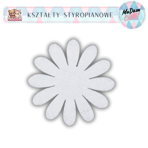 Baza Kwiatek 10 cm styropian wzór 37, MaDam Creative