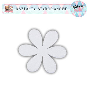 Baza Kwiatek 15 cm styropian wzór 5, MaDam Creative