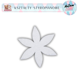 Baza Kwiatek 15 cm styropian wzór 8, MaDam Creative
