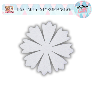 Baza Kwiatek 15 cm styropian wzór 15, MaDam Creative