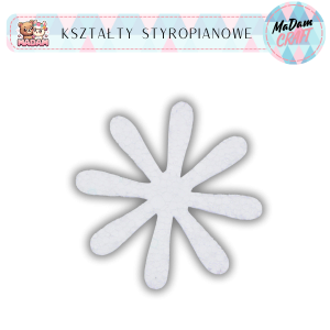 Baza Kwiatek 15 cm styropian wzór 25, MaDam Creative