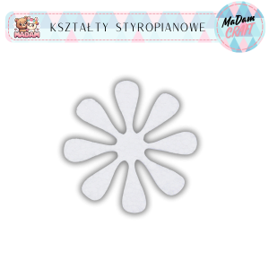 Baza Kwiatek 15 cm styropian wzór 27, MaDam Creative