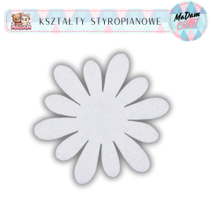 Baza Kwiatek 15 cm styropian wzór 28, MaDam Creative