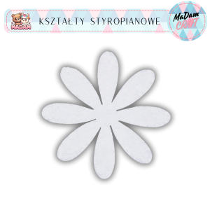 Baza Kwiatek 15 cm styropian wzór 33, MaDam Creative