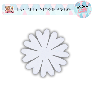 Baza Kwiatek 15 cm styropian wzór 34, MaDam Creative