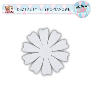 Baza Kwiatek 15 cm styropian wzór 35, MaDam Creative