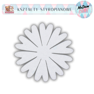 Baza Kwiatek 15 cm styropian wzór 38, MaDam Creative