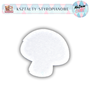 Baza warzywa pieczarka 10 cm styropian, MaDam Creative