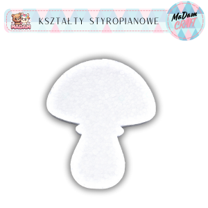 Baza Muchomor Grzyb 15 cm styropian, MaDam Creative