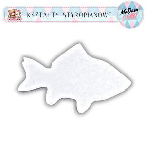 Baza Ryba 10 cm styropian, MaDam Creative