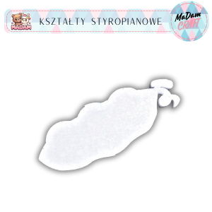 Baza warzywa groszek 25 cm styropian, MaDam Creative