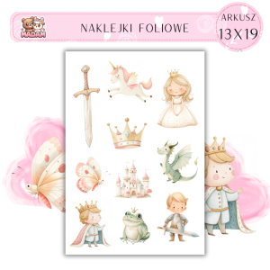 Naklejki Foliowe 13x19 Magiczne Królestwo - Baśniowy świat MaDam Creative